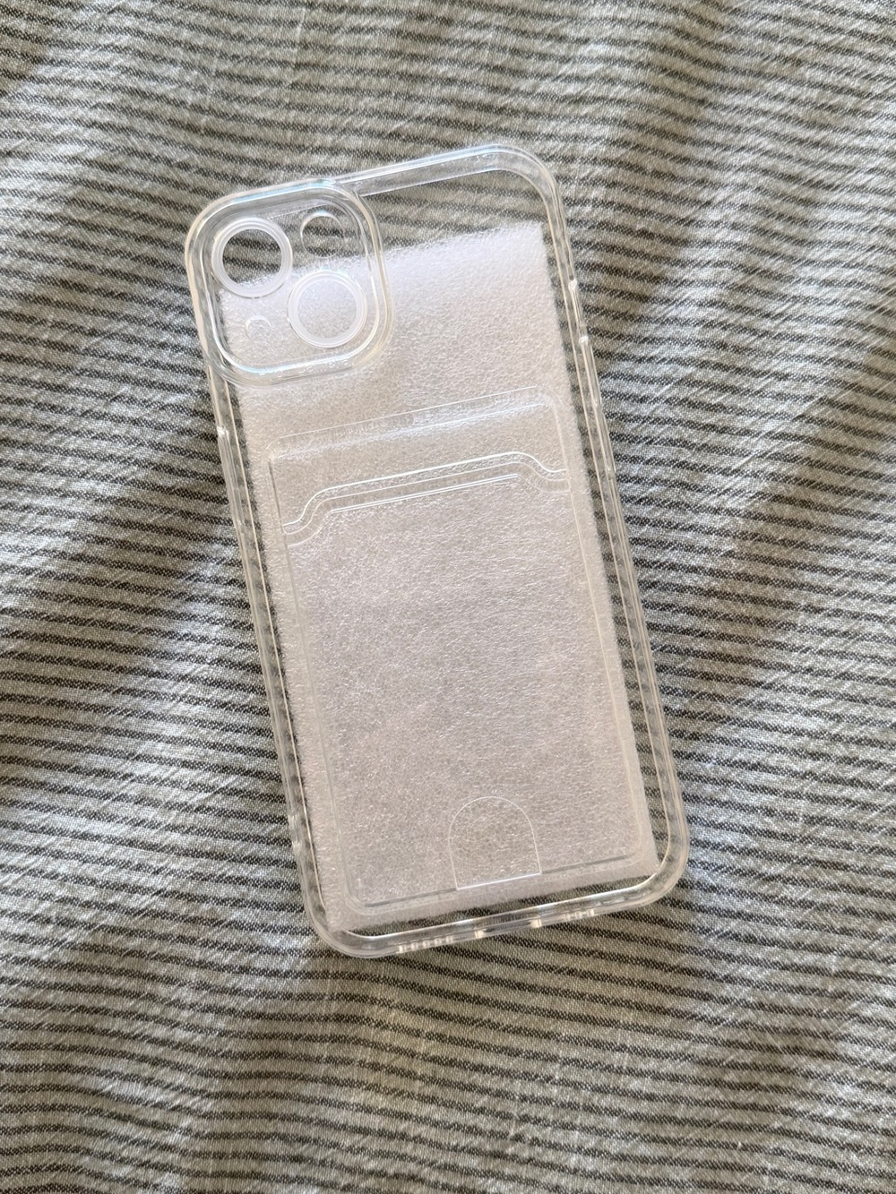 Clear Transparent Cardholder Phone Case - iPhone 13